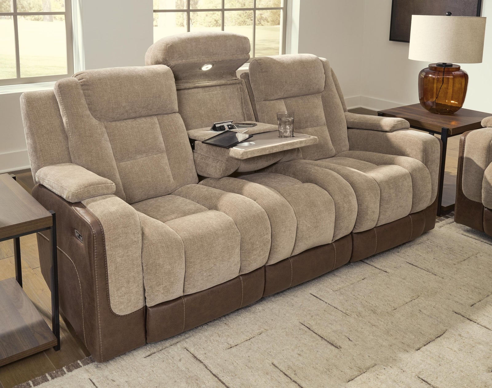 Mixed Motion Power Reclining Sofa (PC83504-SI) - Image 23
