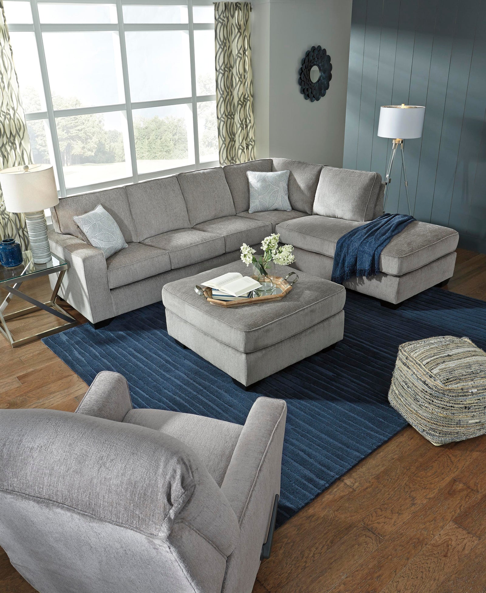 Altari Right-Arm Facing Full Sofa Sleeper (87214-SI) - Image 44