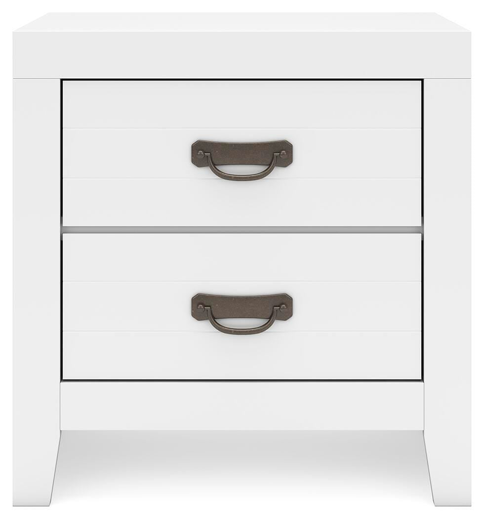 Binterglen Panel Bed, Dresser, Chest and Nightstand - White (B427-SI) - Image 22
