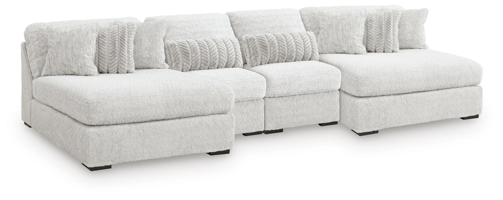 Cuddle Plush 4-Piece Sectional with Chaise (PC59106-SI)
