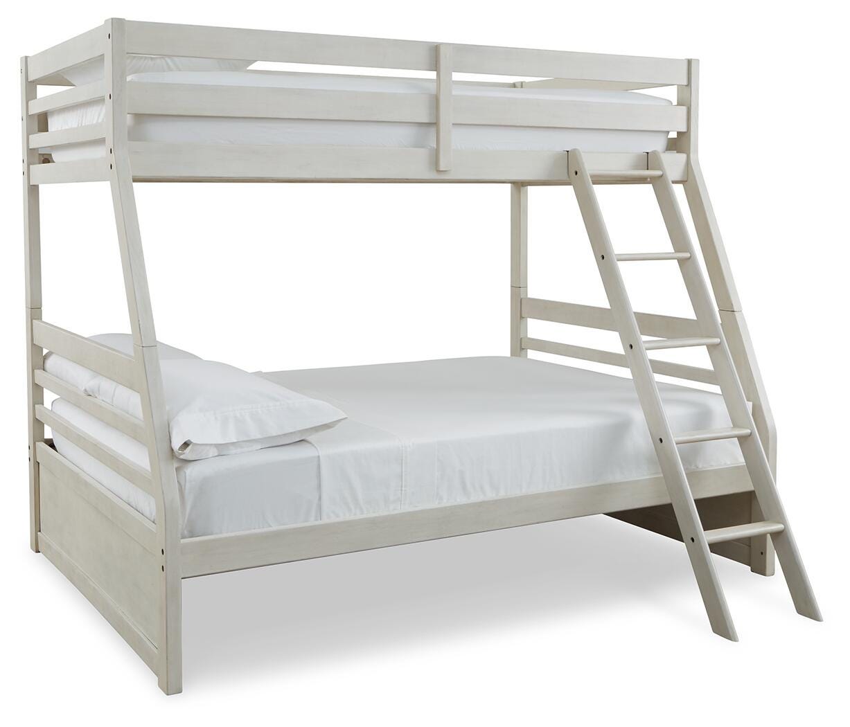 Robbinsdale Twin over Full Bunk Bed and Mattresses (B742-SI) - Image 4