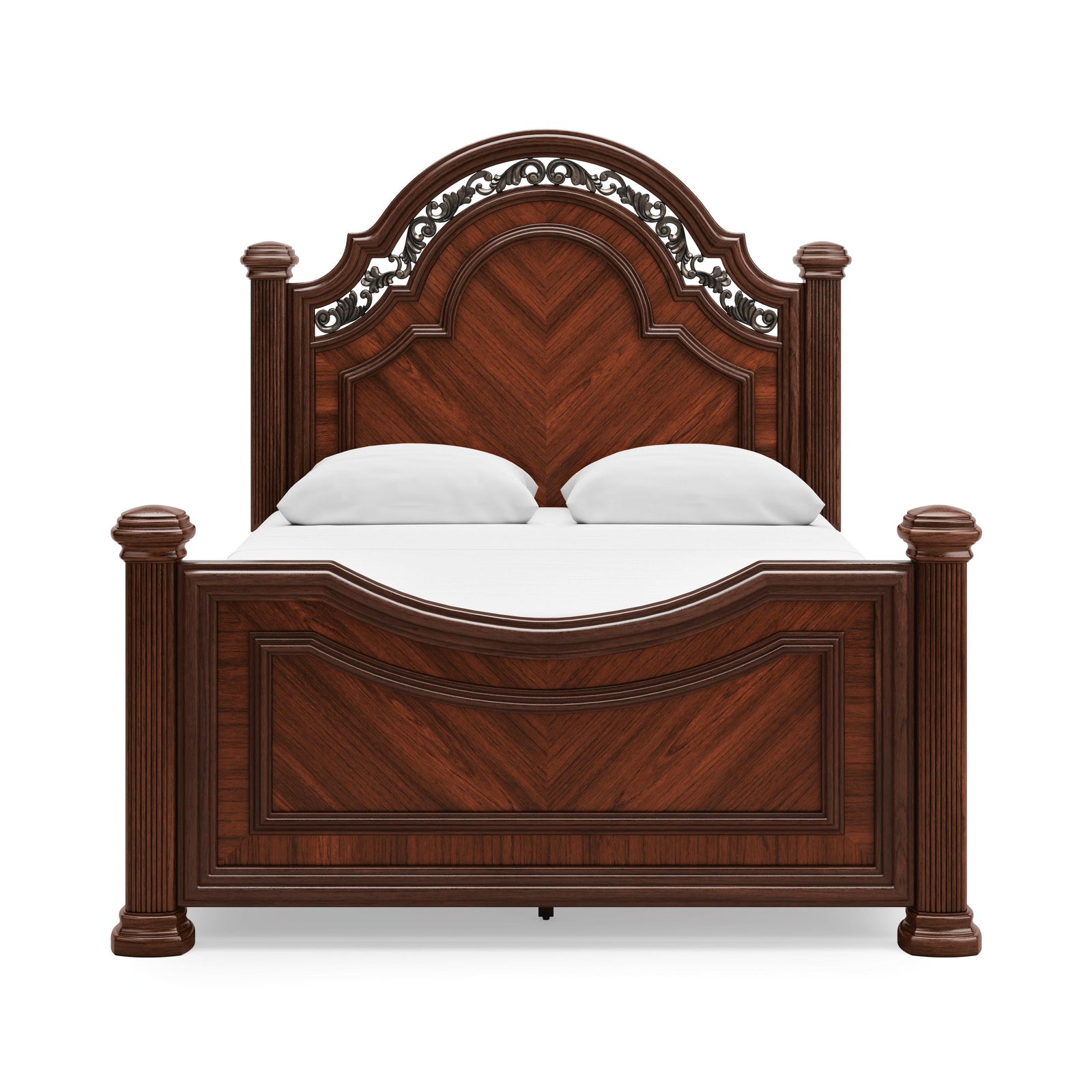 Lavinton Poster Bed, Dresser, Mirror, Chest and Nightstand - Brown (B764-SI) - Image 13