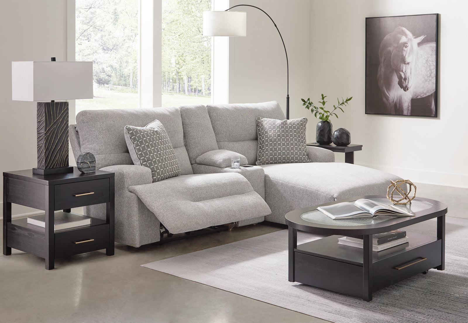 Acklen Place 3-Piece Power Reclining Sectional Sofa with Chaise (93605-SI) - Image 5