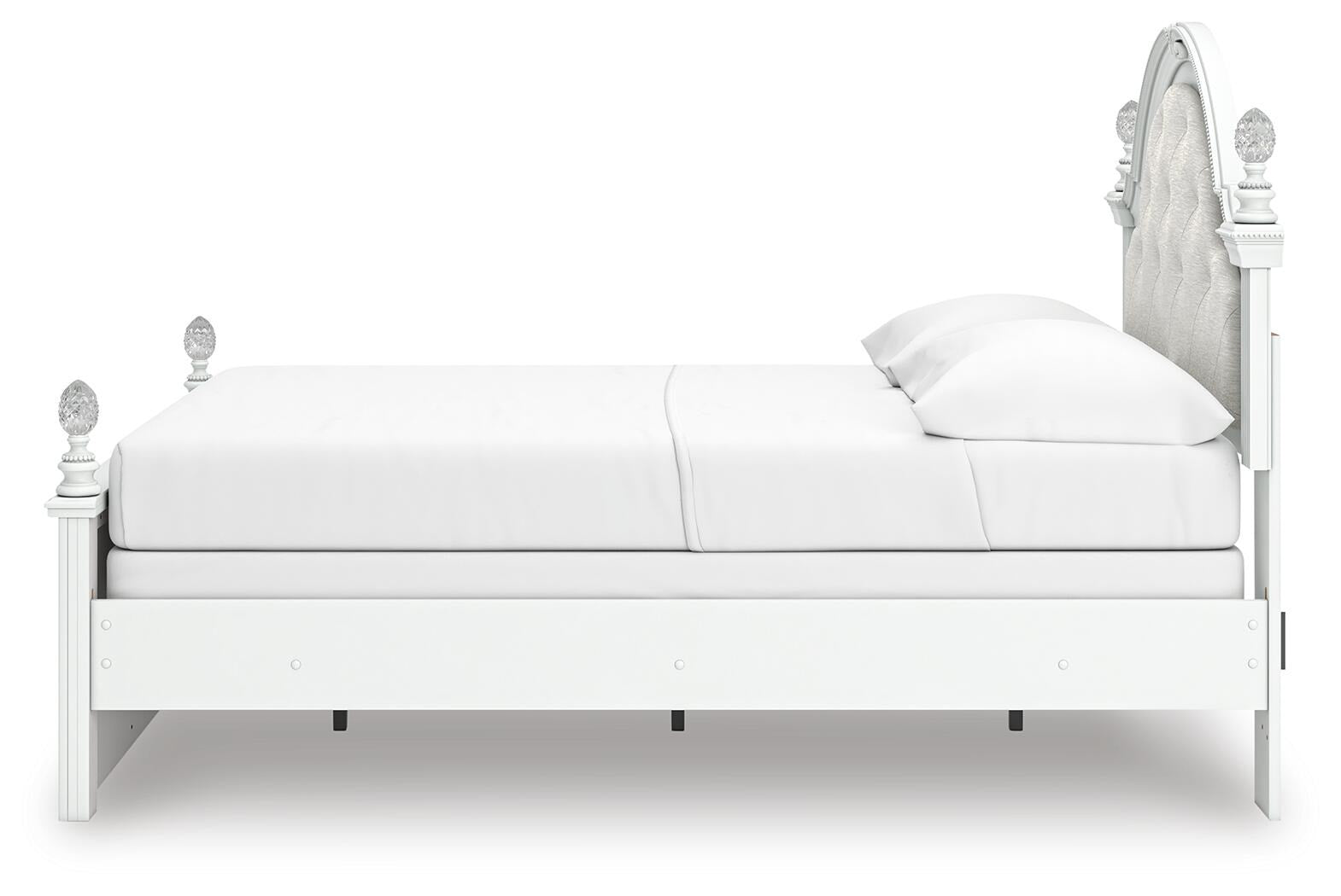 Kozlani Full Upholstered Panel Bed, Dresser and Mirror (PCB1819-SI) - Image 6