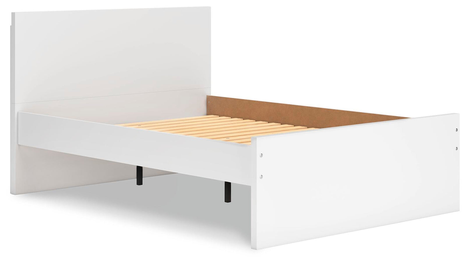 Onita Panel Platform Bed (Youth) - White (EB9630-SI) - Image 2