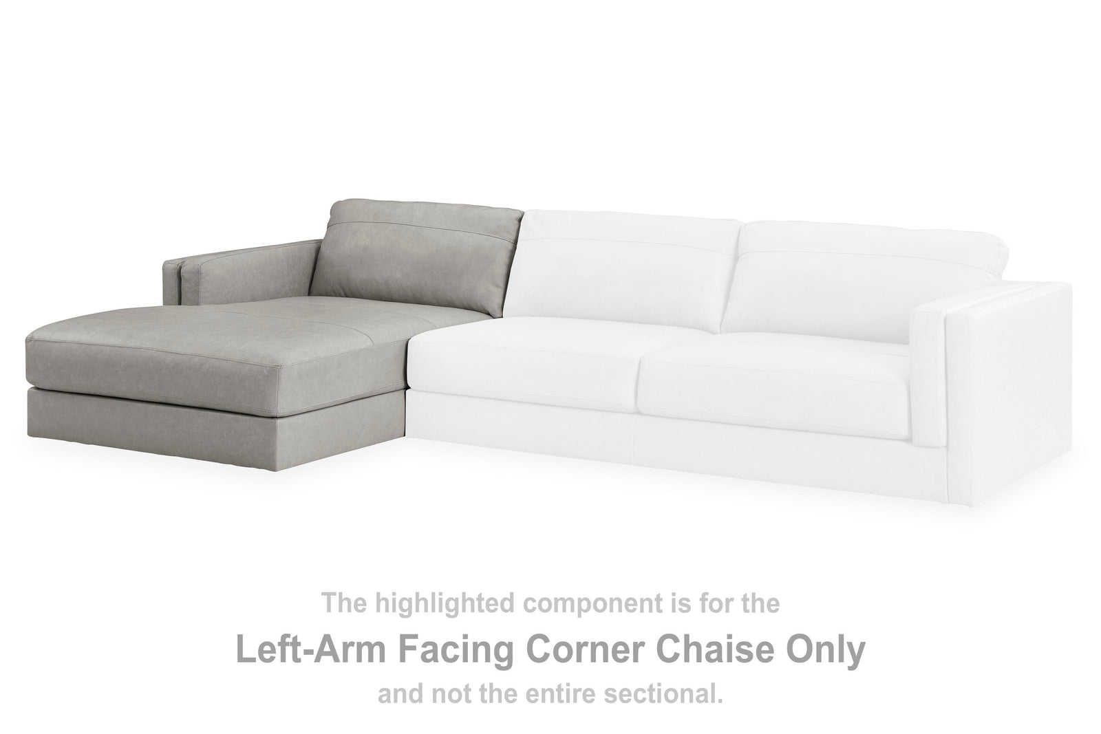 Amiata Right-Arm Facing Sofa (57404-SI) - Image 15