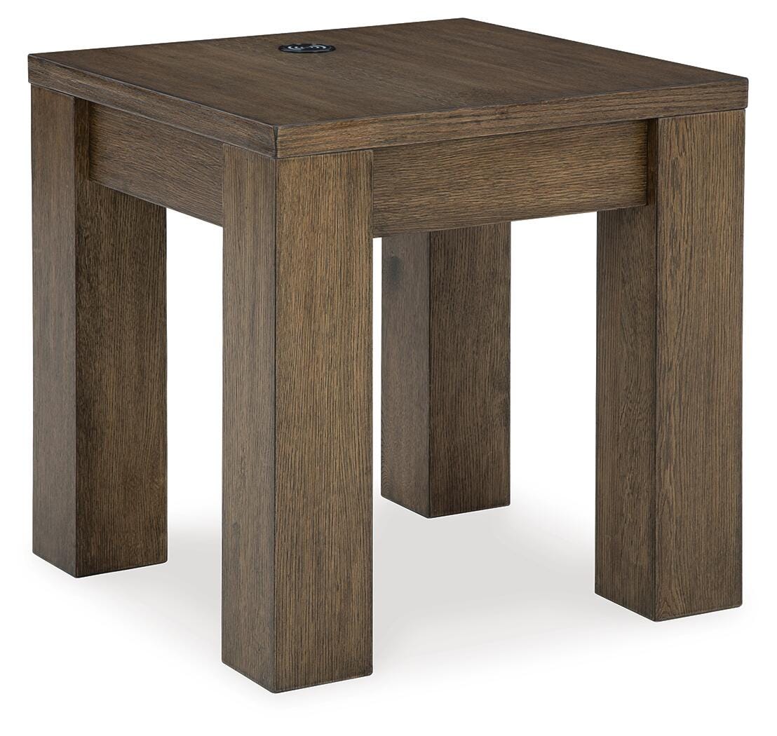 Rosswain End Table - Warm Brown (T763-SI)