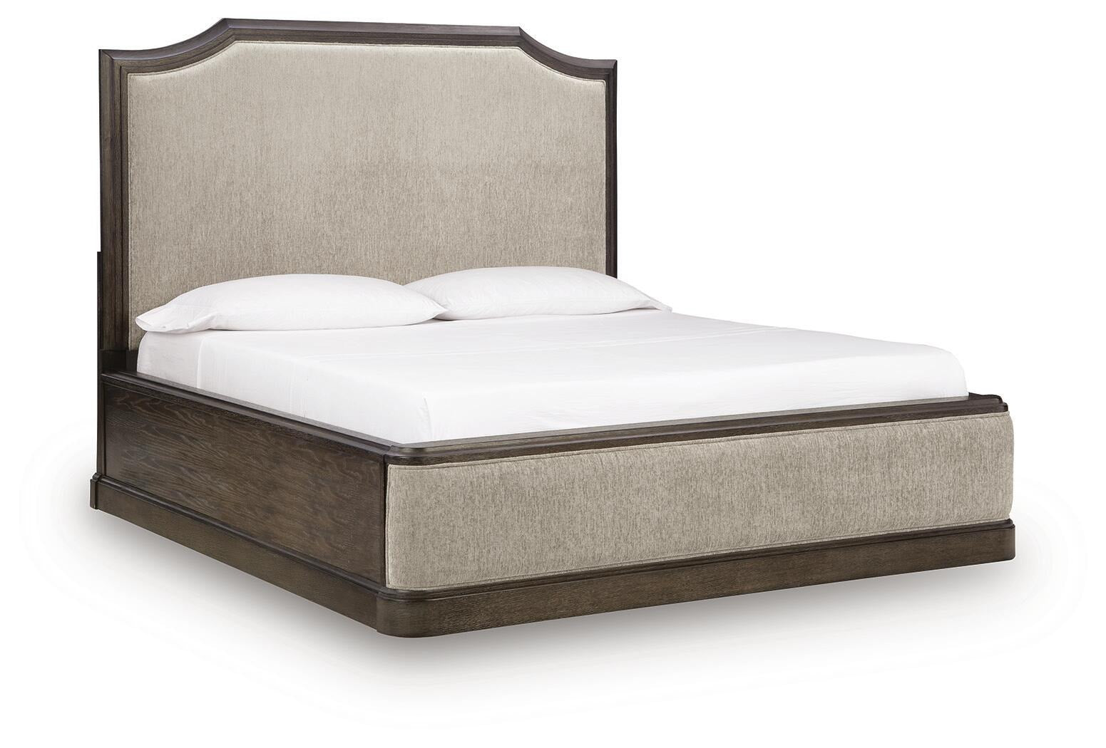Wickenger California King Upholstered Panel Bed (PCB889-SI)
