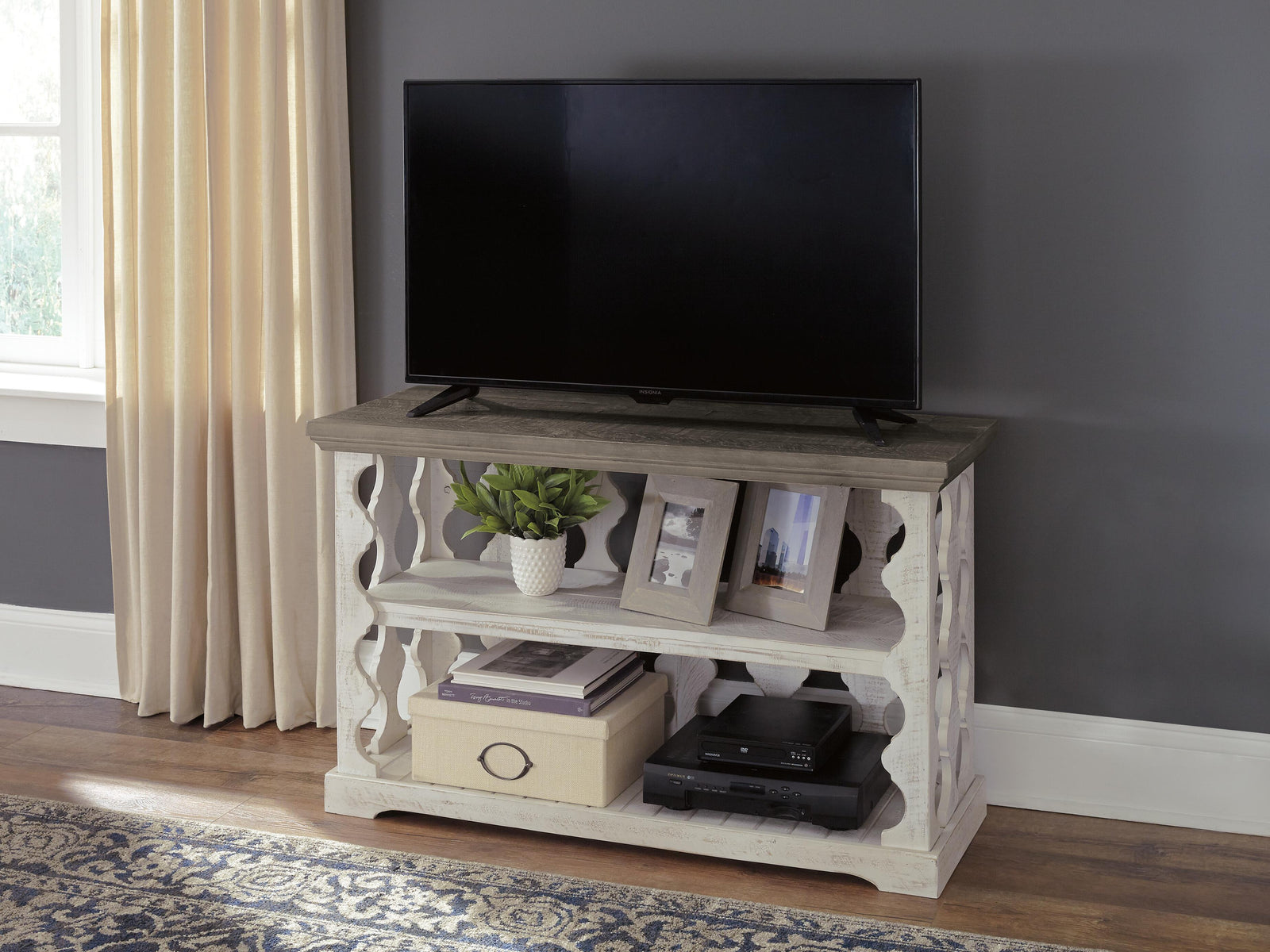 Havalance Sofa/Console Table - Gray/White (T814-SI) - Image 4