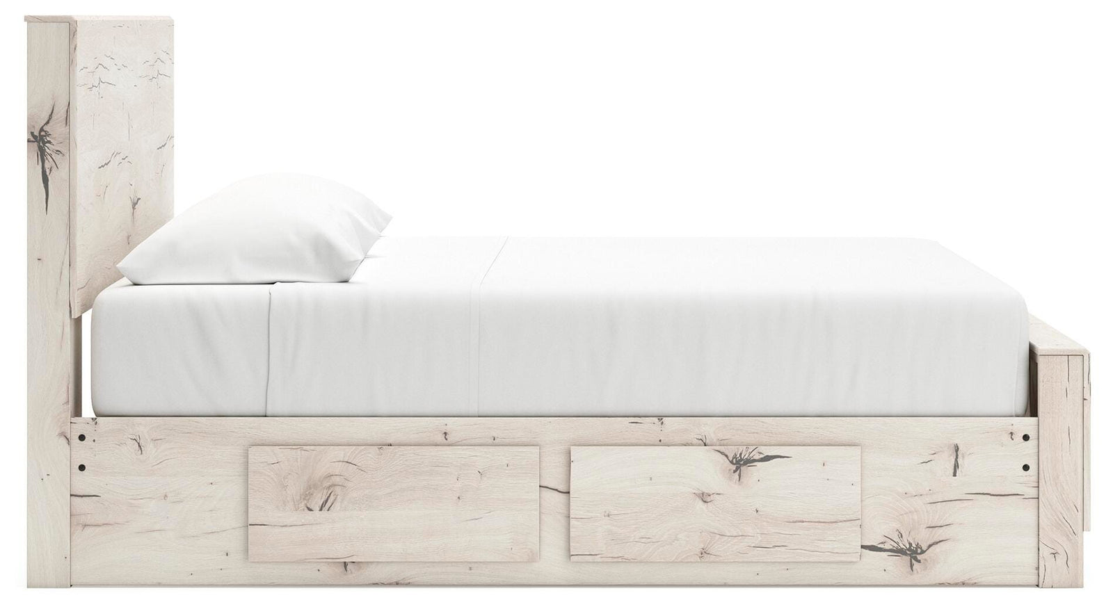 Lawroy Panel Bed with Storage - Light Natural (B2310-SI) - Image 5