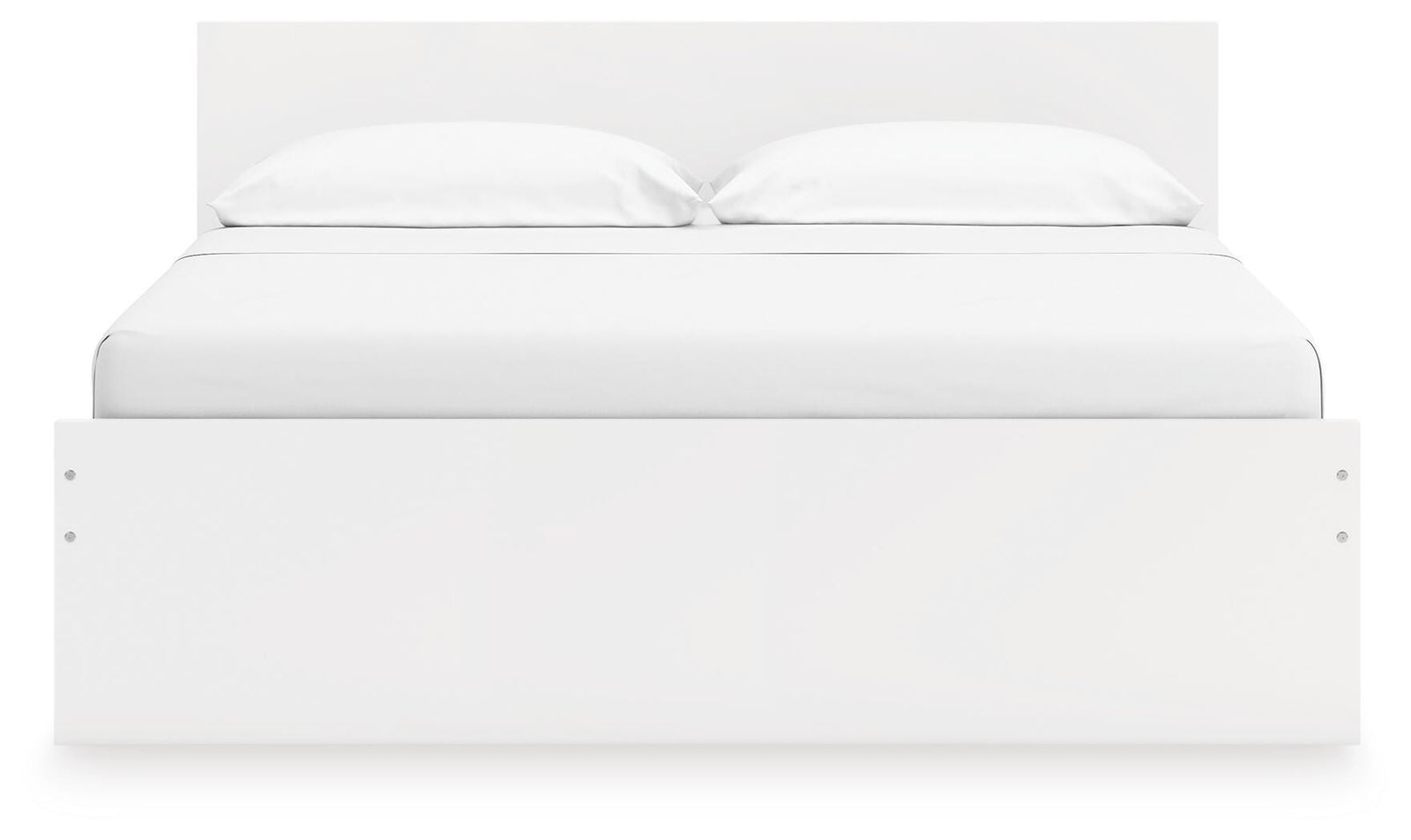 Onita Panel Platform Bed with 2 Side Storage - White (EB9630-SI) - Image 4