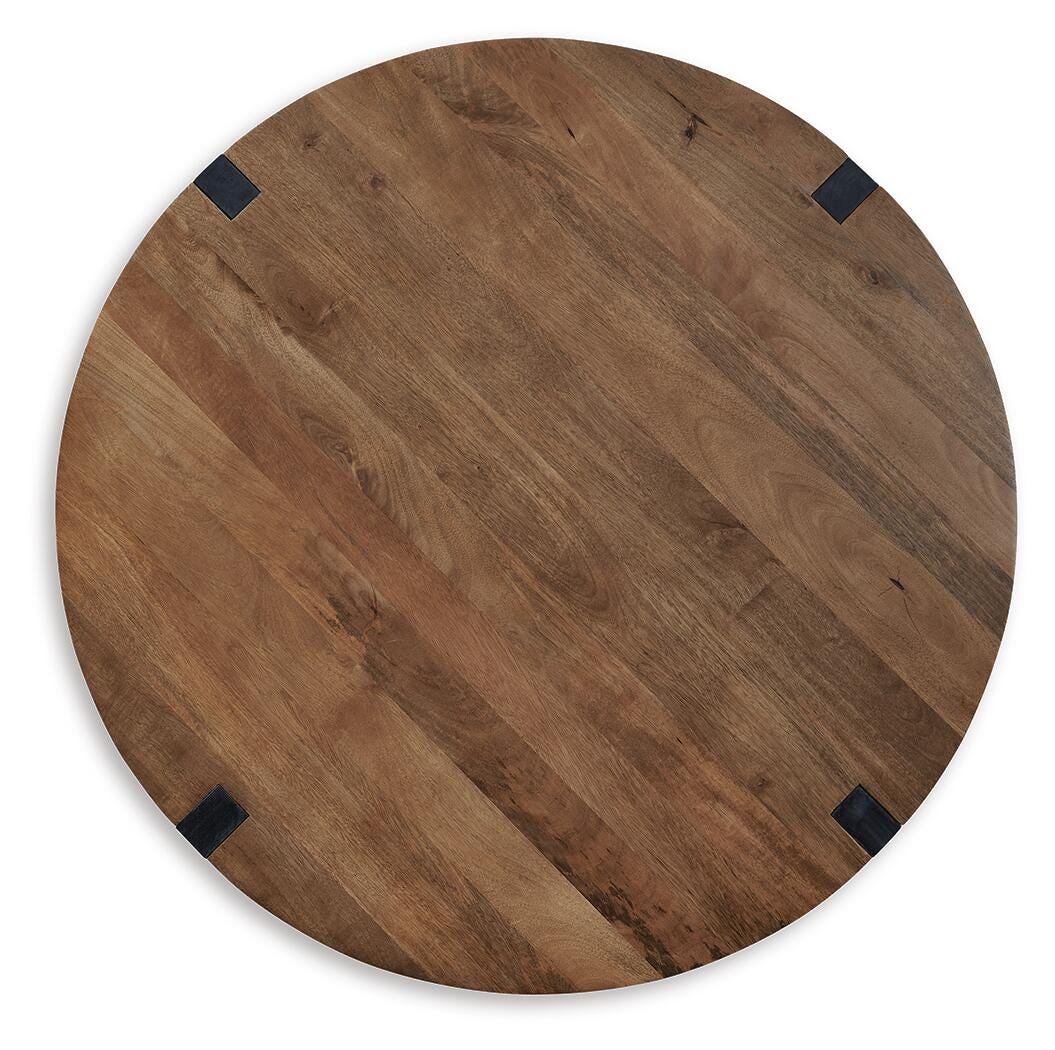 Hanneforth Coffee Table - Brown/Black (T726-SI) - Image 3
