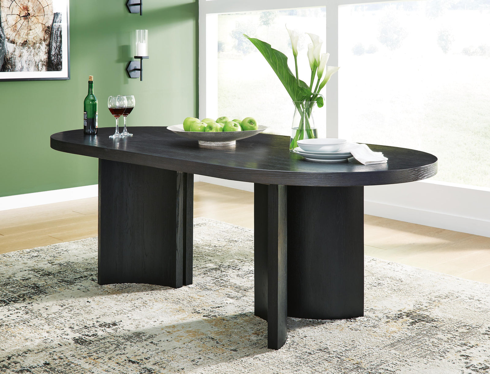 Rowanbeck Dining Table and 4 Chairs (D821-SI) - Image 13