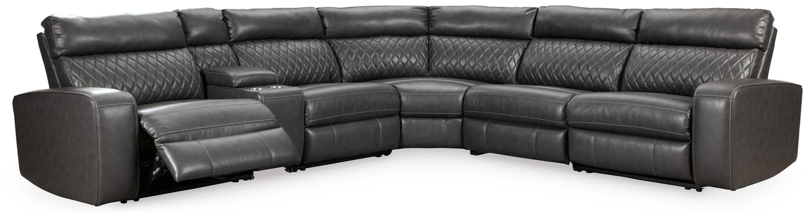 Samperstone 6-Piece Power Reclining Sectional (55203-SI)