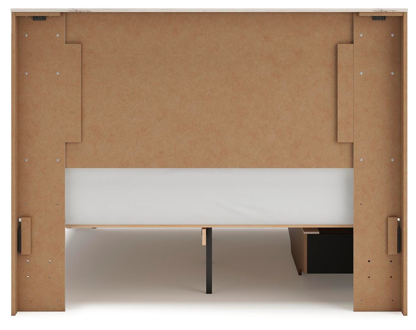 Lawroy Panel Bed with Storage, Dresser and Mirror - Light Natural (B2310-SI) - Image 15