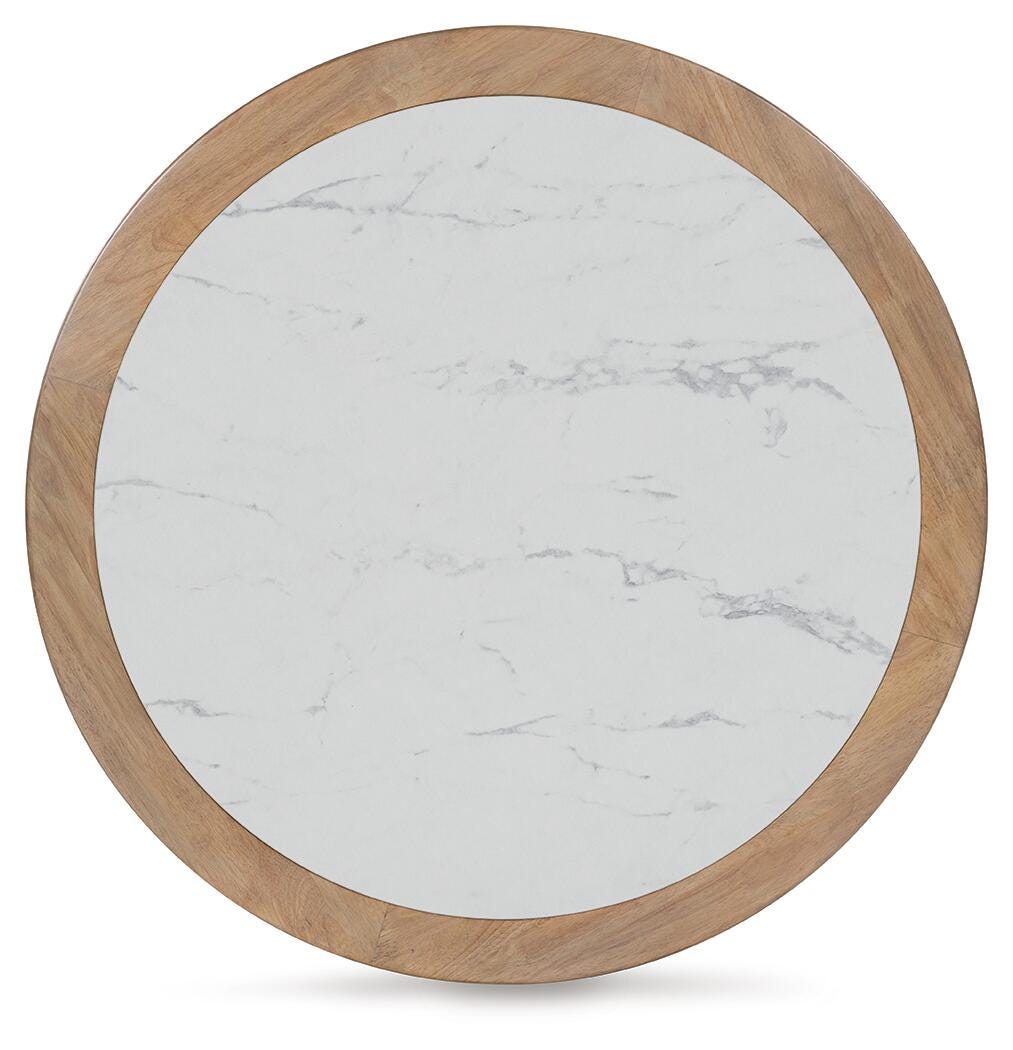 Camdill Coffee Table - Light Brown/White (T808-SI) - Image 3