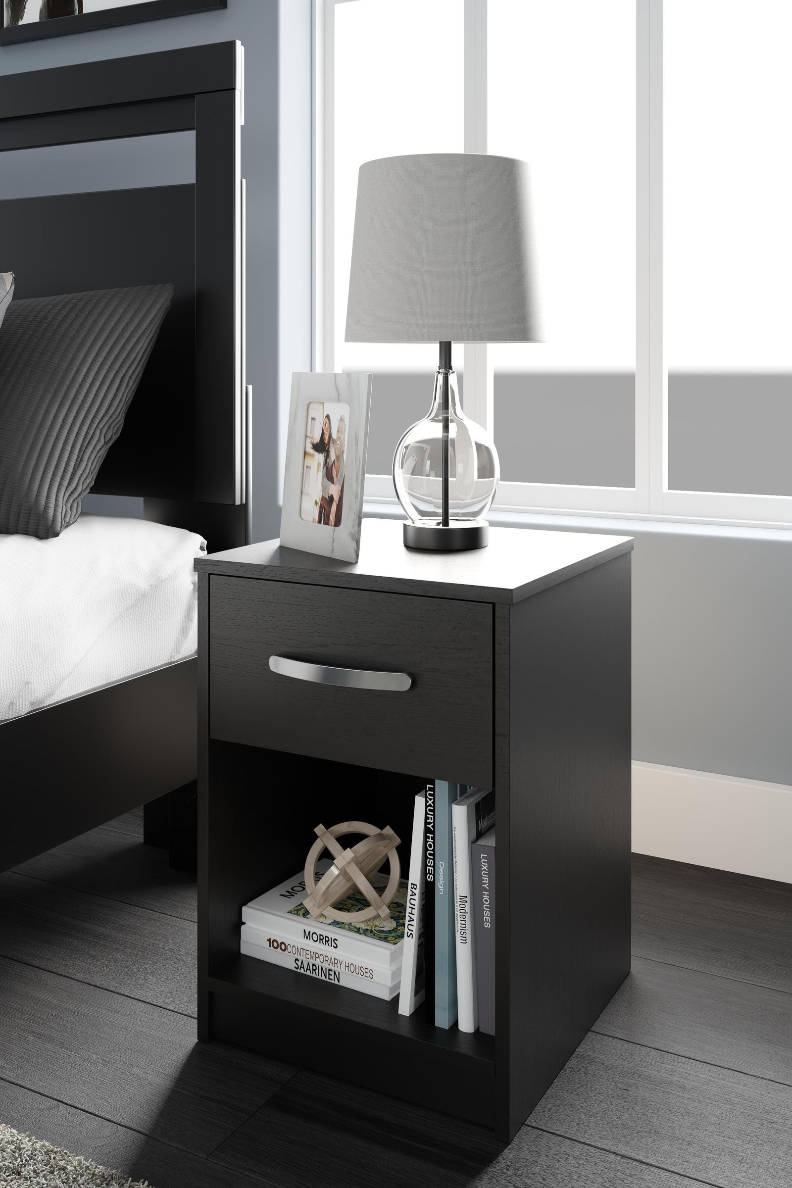 Finch Nightstand - Black (EB3392-SI) - Image 8