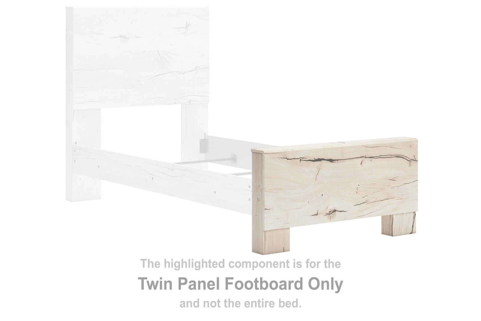 Lawroy Panel Footboard (Youth) - Light Natural (B2310-SI)