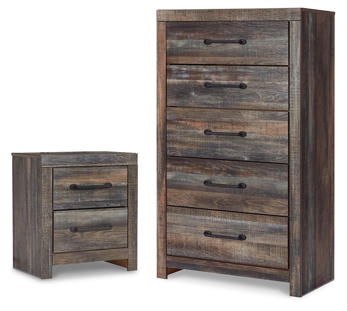 Drystan Chest and Nightstand (B211-SI)