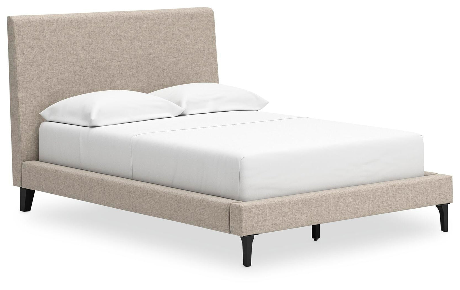 Cielden Upholstered Bed with Roll Slats (Youth) - Soft Gray (B1199-SI)
