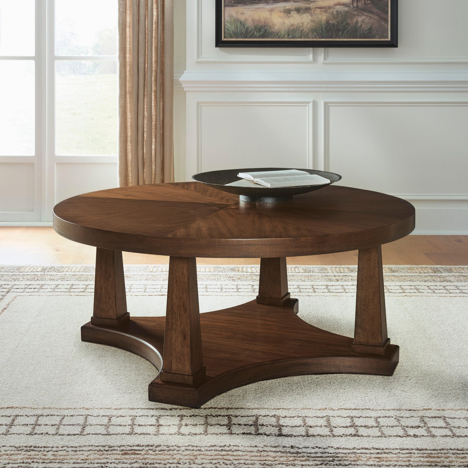 Rustic Plains Coffee Table - Warm Brown (T877-SI) - Image 4