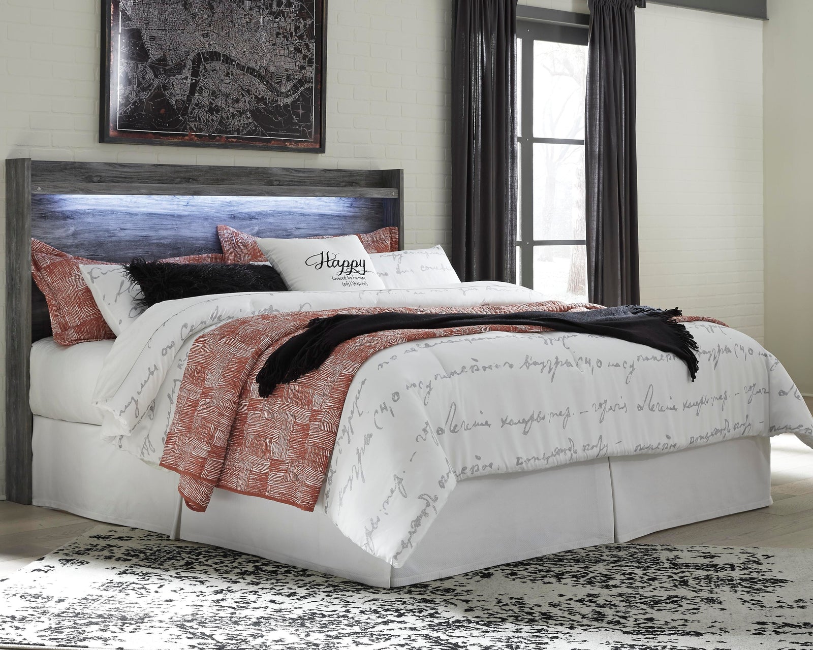 Baystorm Panel Headboard - Gray (B221-SI) - Image 3