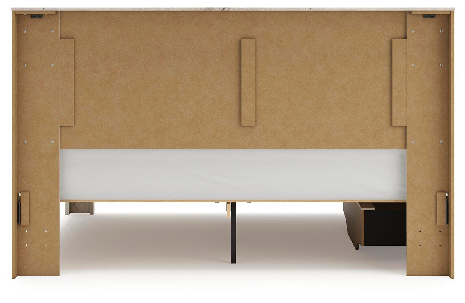 Lawroy Panel Bed with Storage - Light Natural (B2310-SI) - Image 7