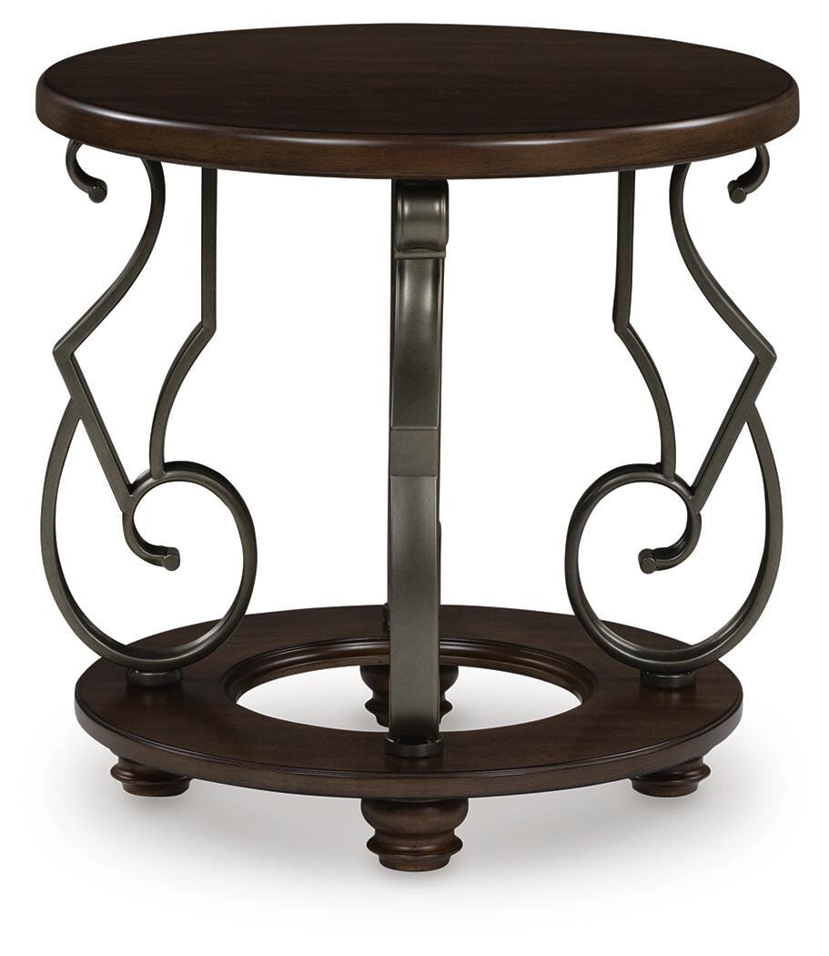 Frallyn End Table - Dark Brown (T623-SI) - Image 2