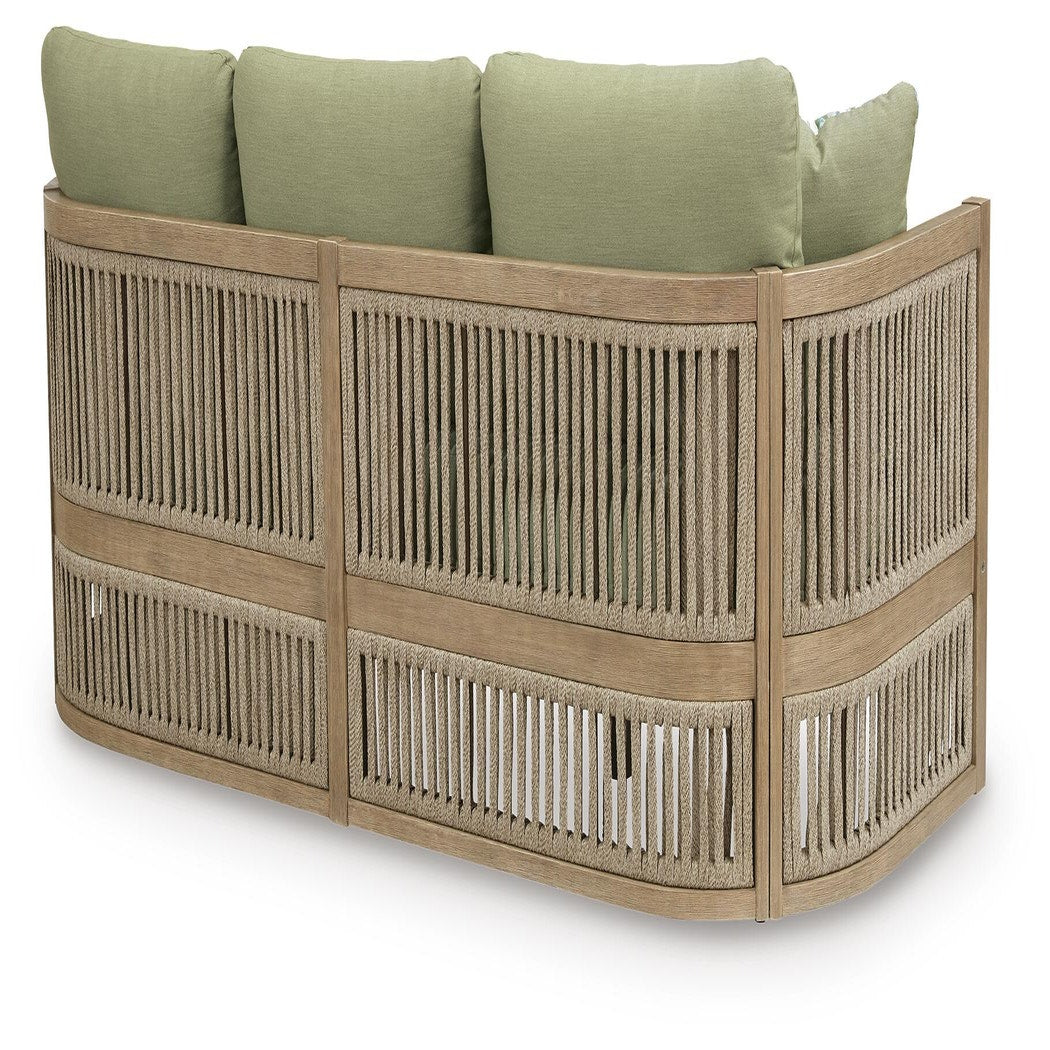 Serena Shores Outdoor Sofa with Cushion (PCP604-SI) - Image 14