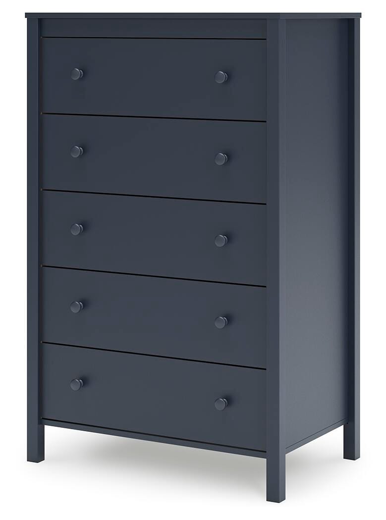 Simmenfort Chest of Drawers - Navy Blue (EB1528-SI) - Image 3