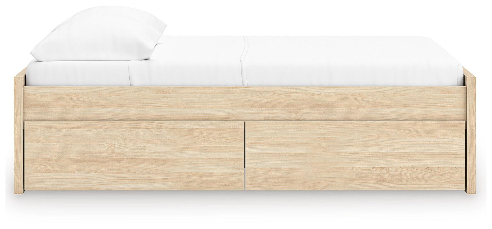Onita Platform Bed with 2 Side Storage (Youth) - Natural (EB9632-SI) - Image 6