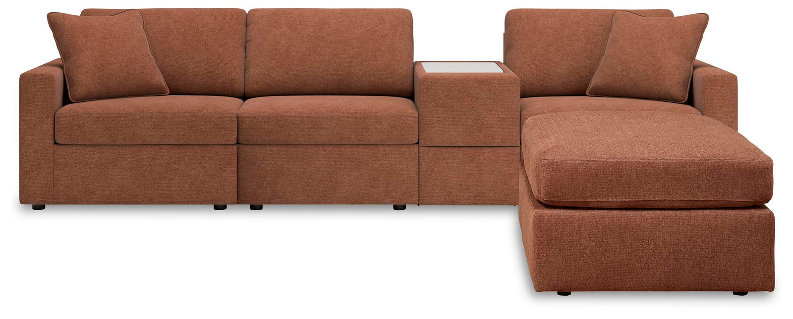 Modmax 4-Piece Sectional and Ottoman (92102-SI)