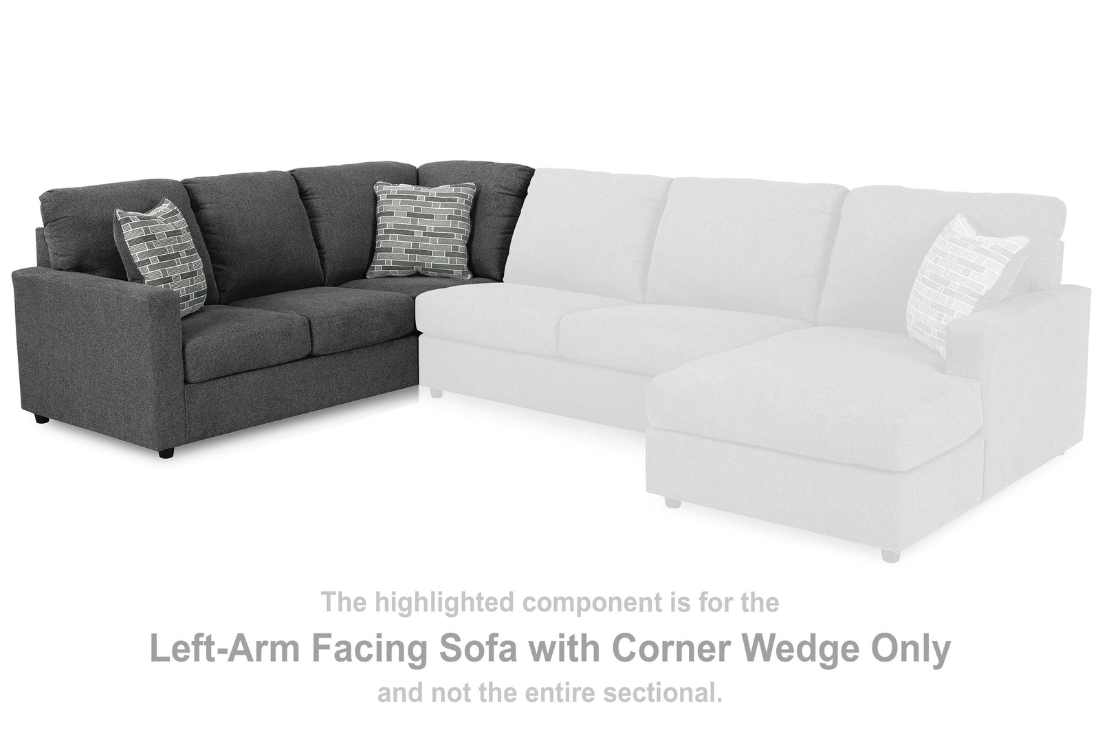 Edenfield Left-Arm Facing Sofa with Corner Wedge (29003-SI) - Image 3