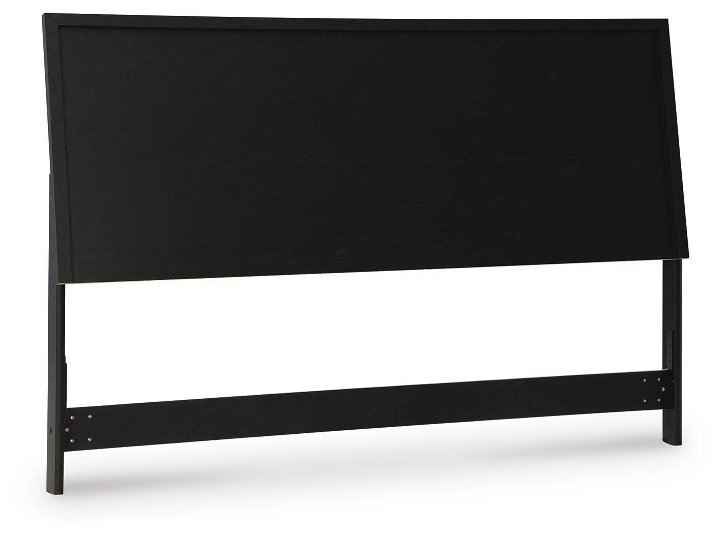 Danziar Panel Headboard - Black (B1013-SI)
