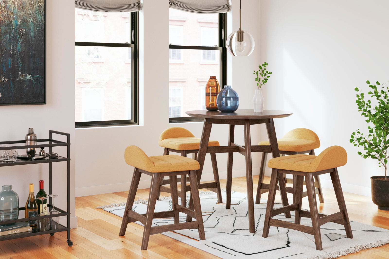 Lyncott Counter Height Bar Stool (D615-SI) - Image 41