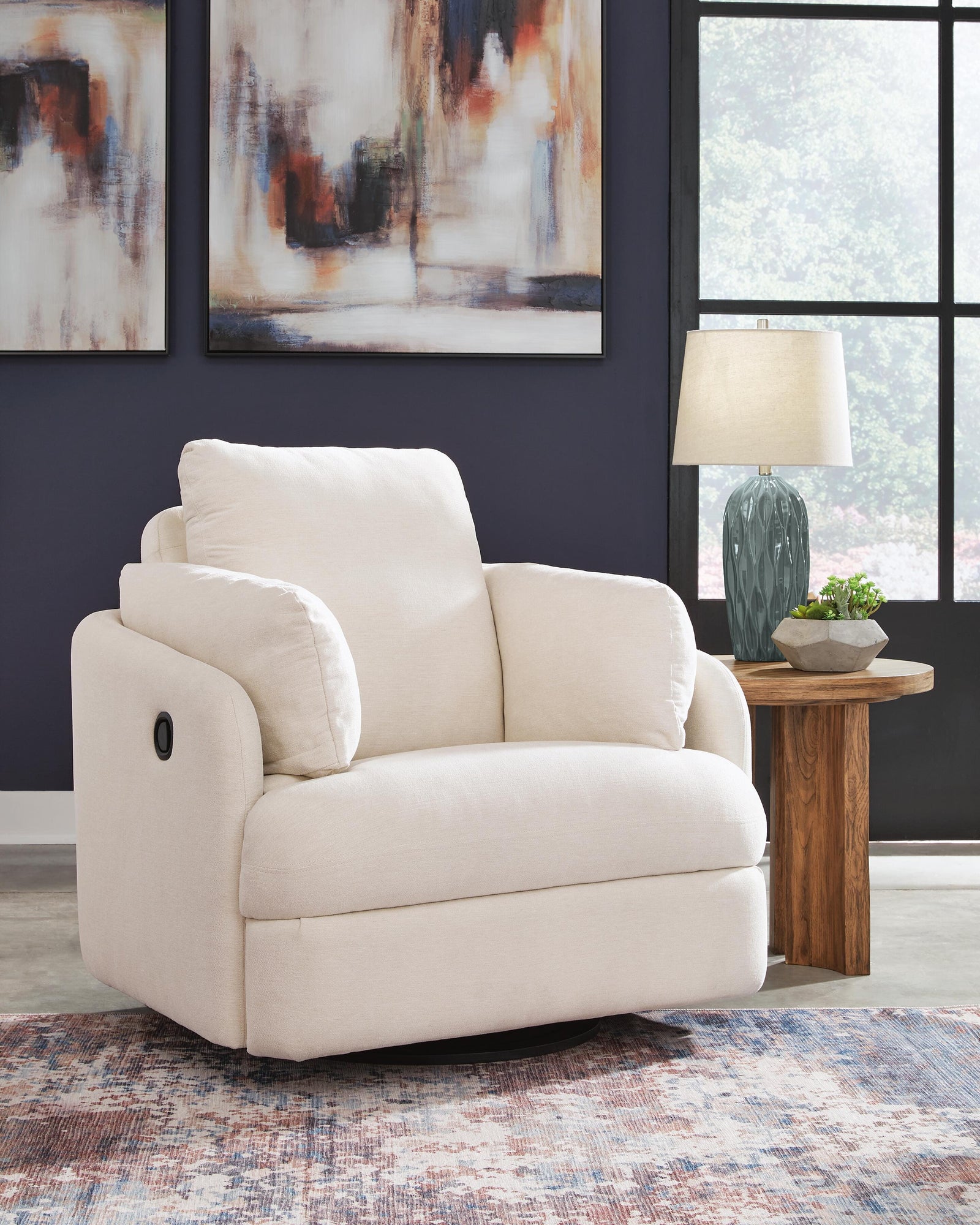 Modmax Swivel Glider Recliner (92103-SI) - Image 8