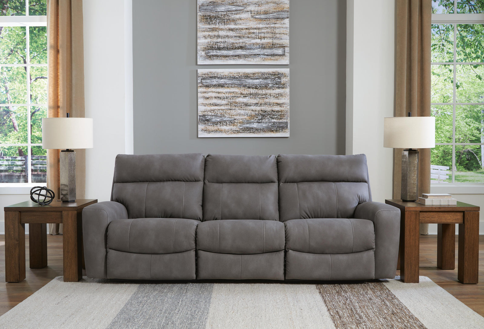 Next-Gen Durapella 3-Piece Power Reclining Sectional Sofa (61003-SI) - Image 3