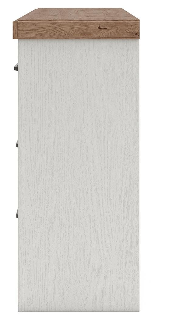 Savonport Dresser - White/Brown (B4615-SI) - Image 6