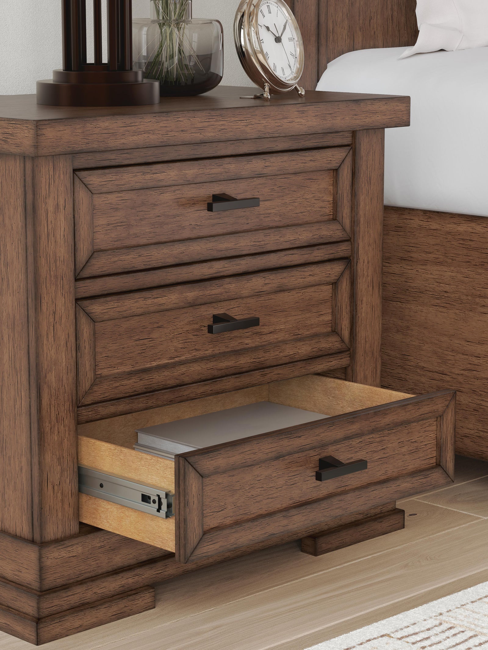 Taffenbrook Nightstand - Medium Brown (B849-SI) - Image 10