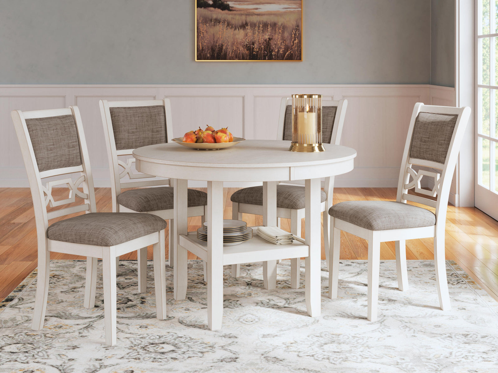Erinberg Dining Table and 4 Chairs (Set of 5) (D423-SI) - Image 6
