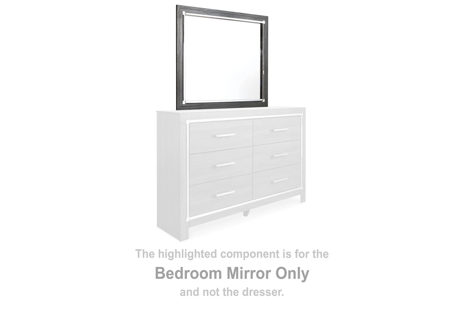 Lodanna Bedroom Mirror - Gray (B214-SI) - Image 2