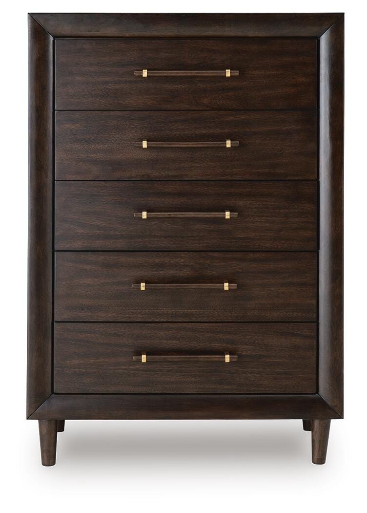 Dantenton Chest of Drawers - Merlot (B611-SI)