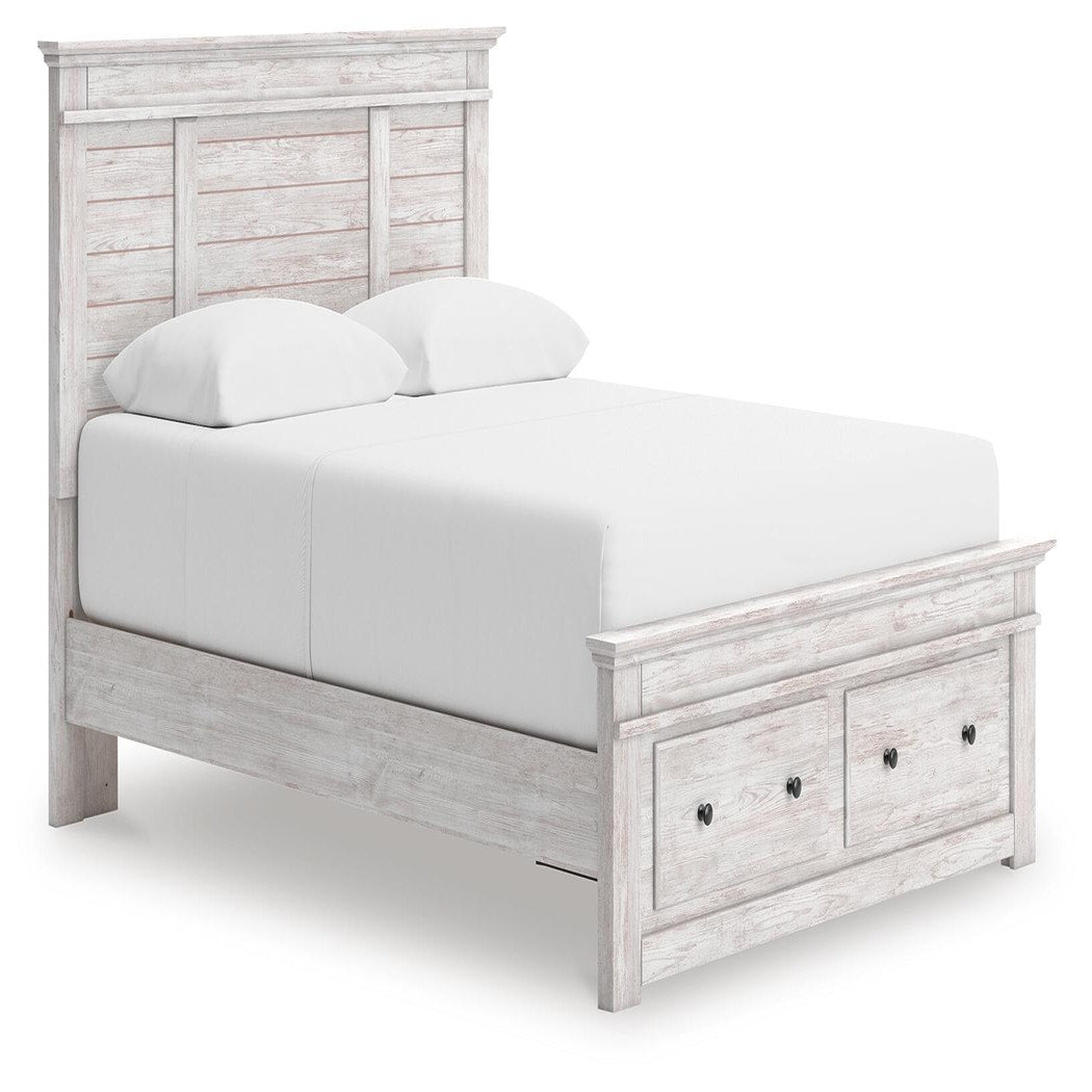 Makidern Queen Panel Storage Bed (PCB1171-SI)