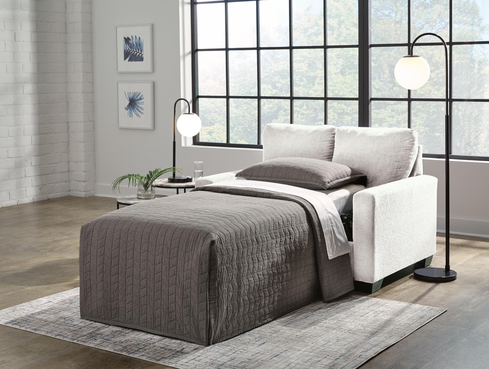 Rannis Twin Sofa Sleeper (53603-SI) - Image 11