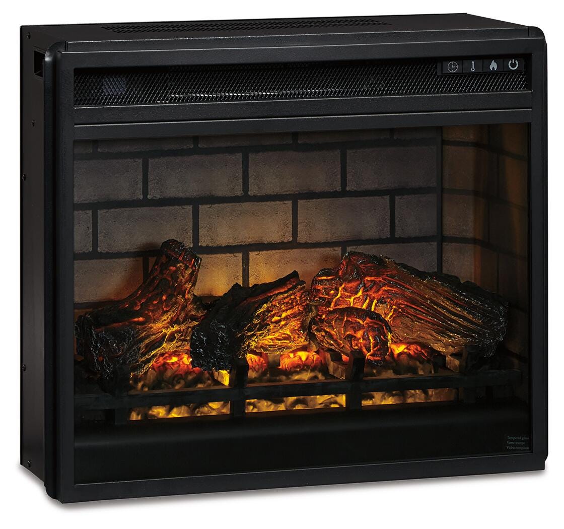 Entertainment Accessories Electric Infrared Fireplace Insert (W100-SI) - Image 2