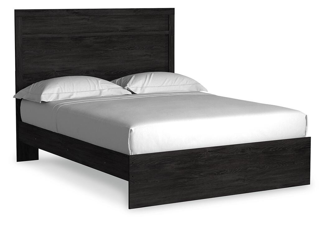Belachime Panel Bed, Dresser and Mirror - Charcoal (B2589-SI) - Image 3