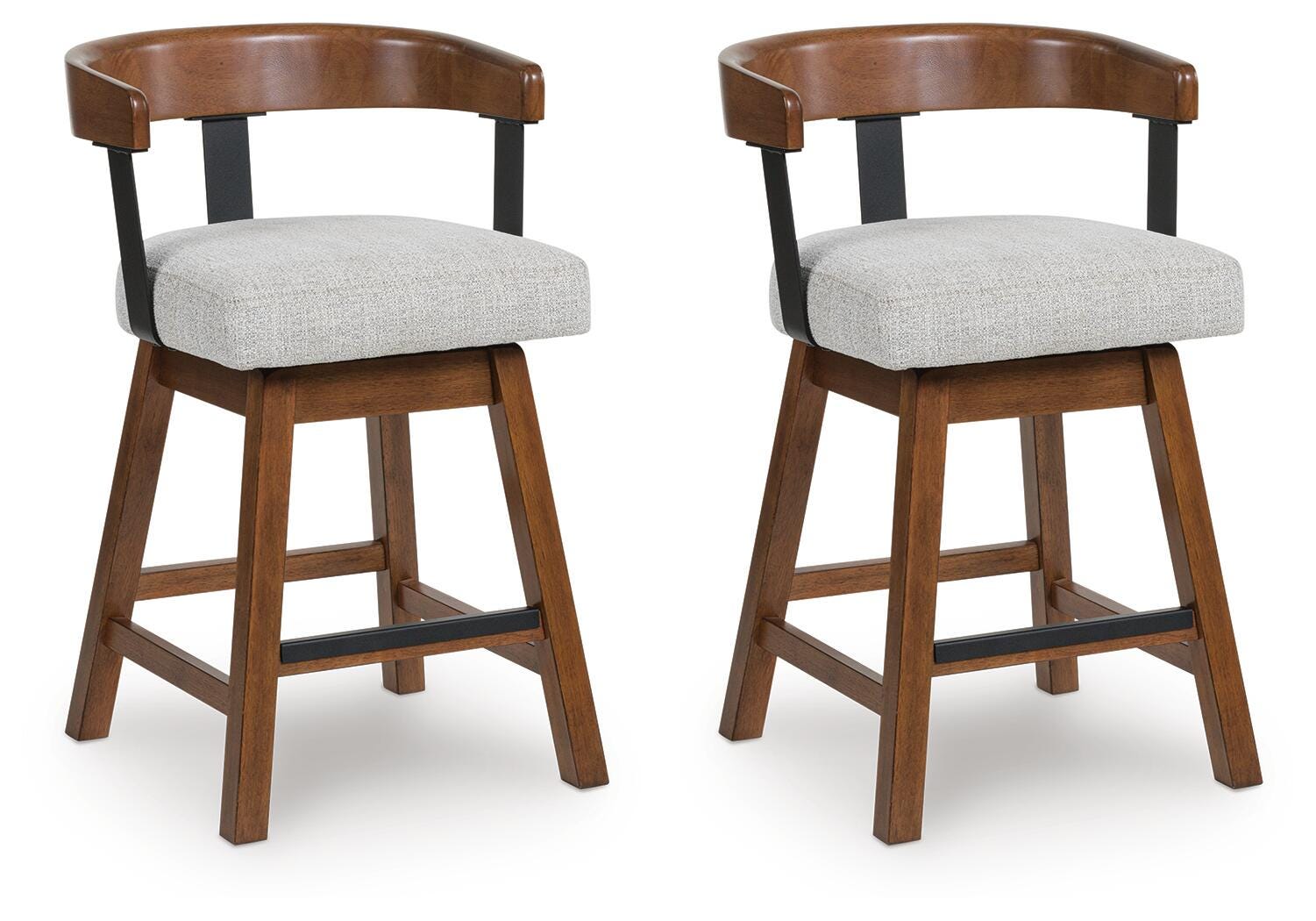 Ralene Counter Height Barstool (Set of 2) (D594-SI)