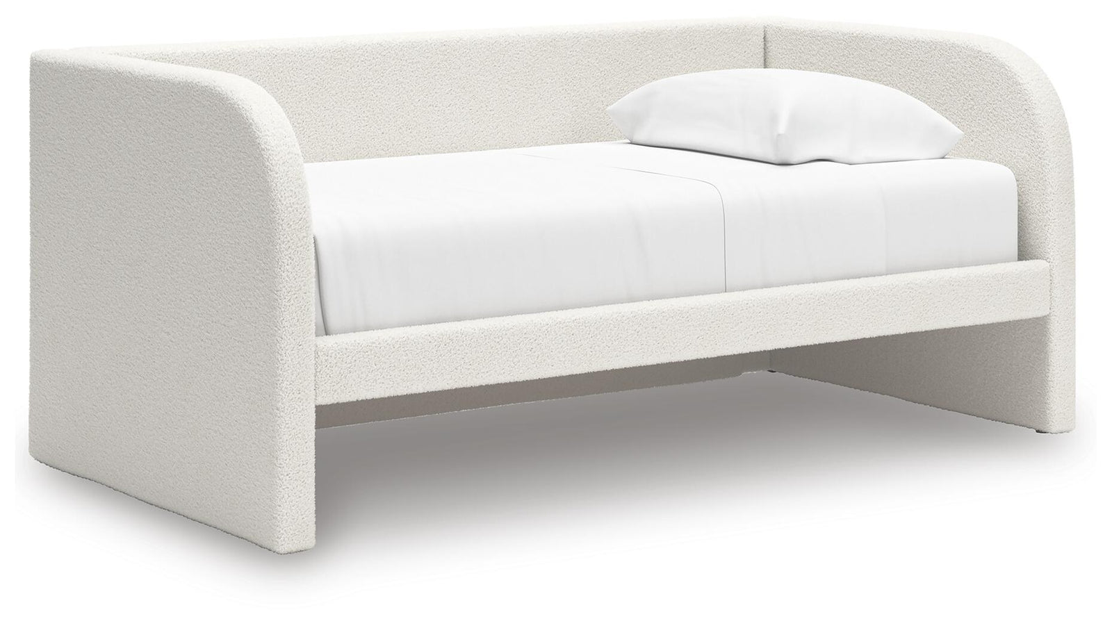 Arloster Twin Upholstered Day Bed, Dresser and Mirror (PCB1566-SI) - Image 3