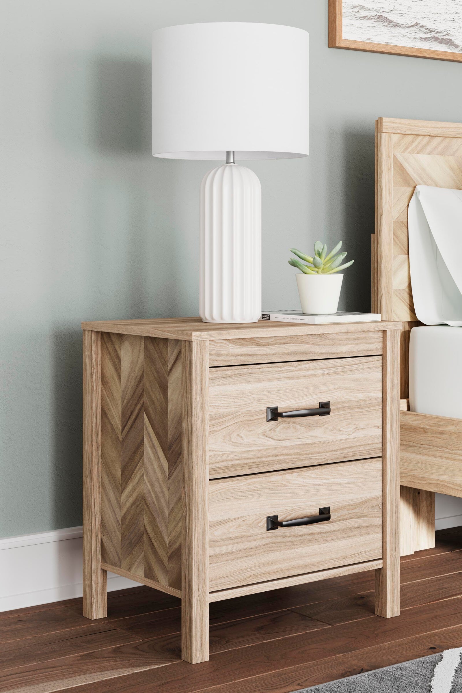 Battelle Nightstand - Tan (EB3929-SI) - Image 9
