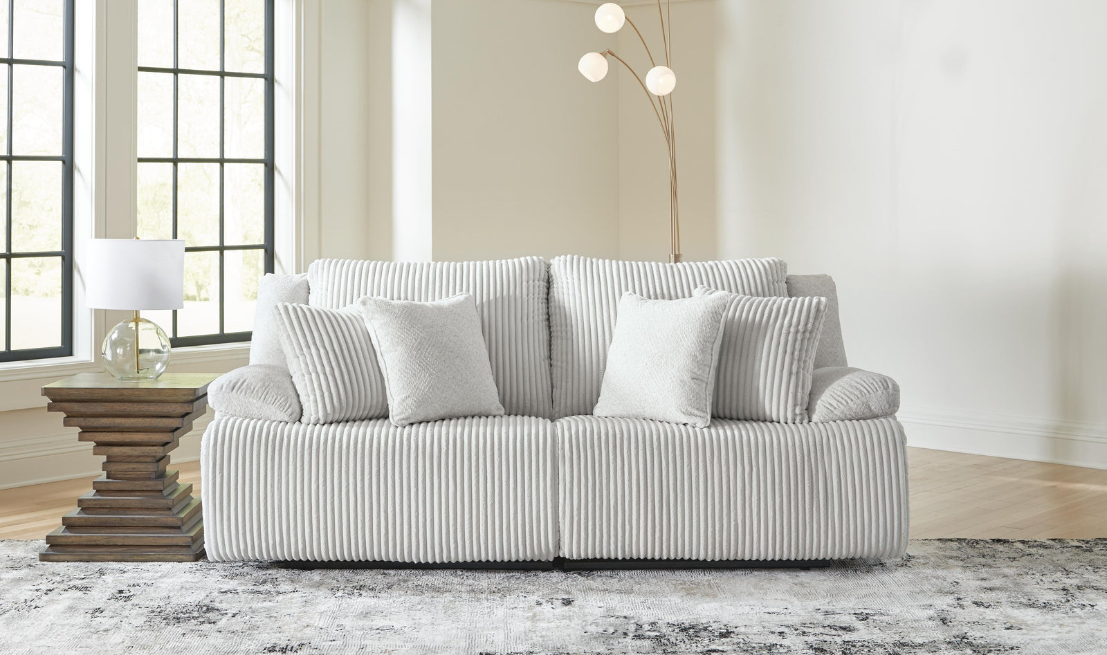 Top Tier 2-Piece Reclining Sectional Loveseat (92706-SI) - Image 5